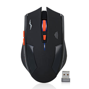 Wireless Mouse Rechargeable Slient Buttons Computer Mouse 2400DPI Gaming Mice Built-in Lithium Battery 2.4G Optical Engine Mouse